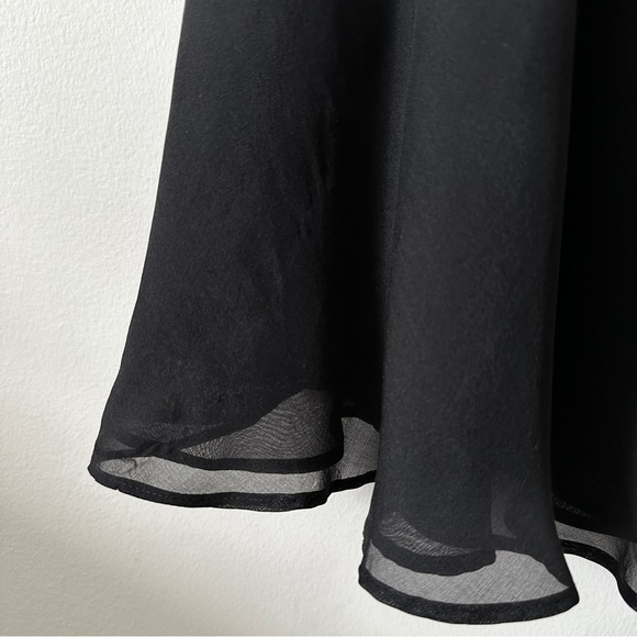 WHBM | Women’s Strapless Silk Little Black Dress size 00 - Picture 6 of 10